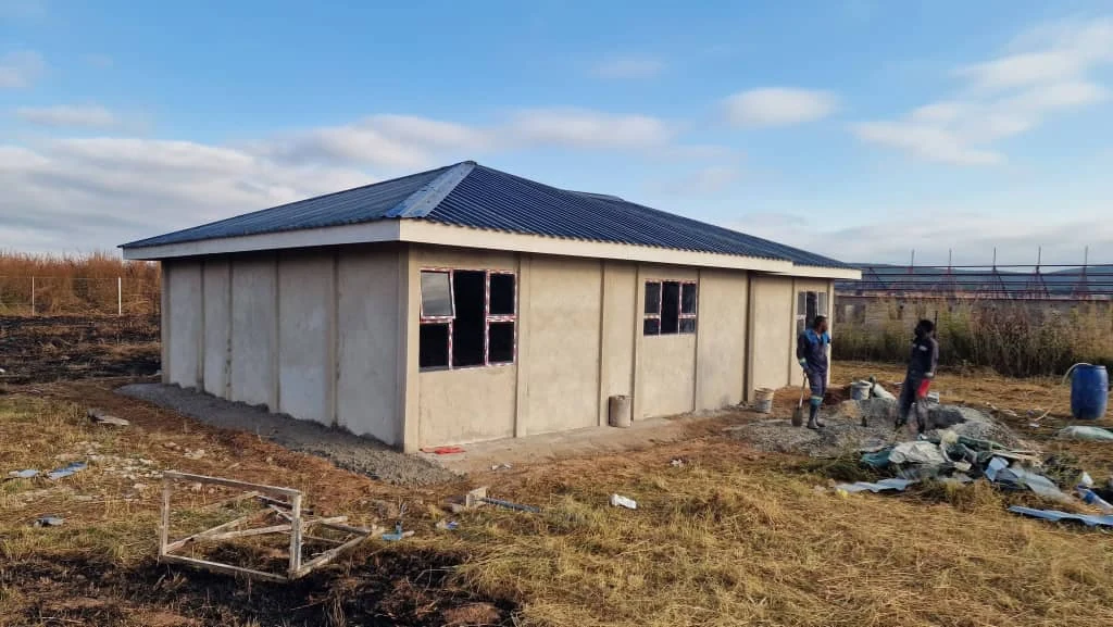 Prefabricated cottage construction project